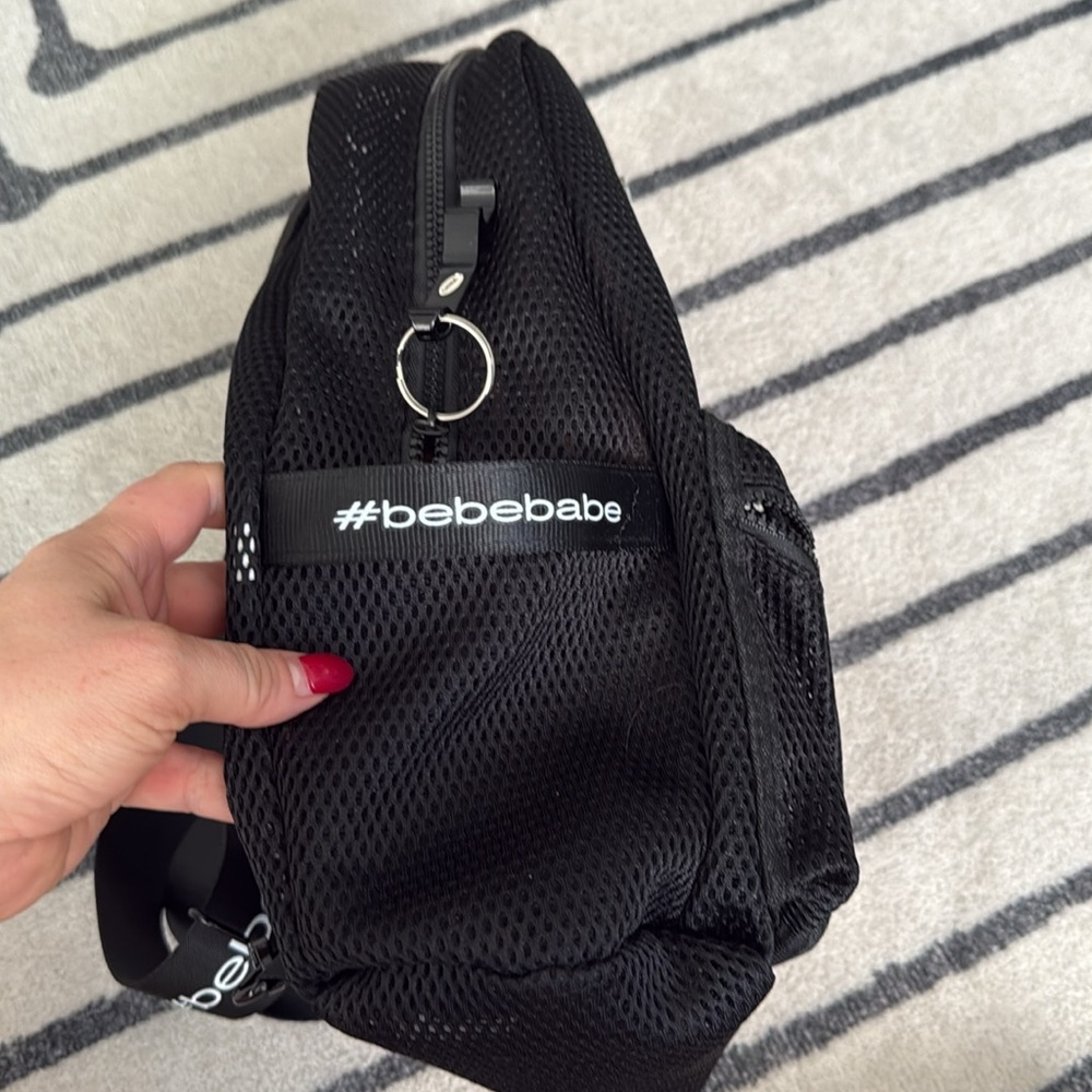 NWT Bebe Two-In-One Mesh / Nylon Backpack - Picture 6 of 7